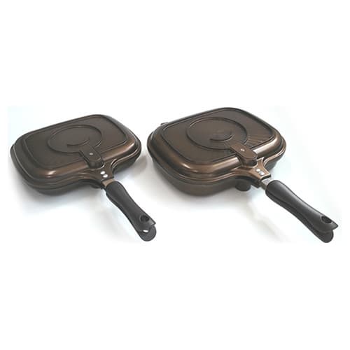 Smokeless Double Frying Pan